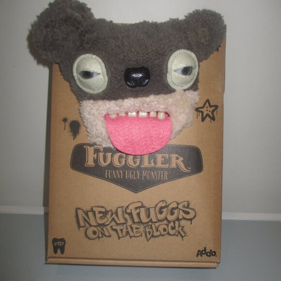 Fuggler New Fuggs On The Block - Scarescome Square Bear - NIBox - Picture 8 of 8